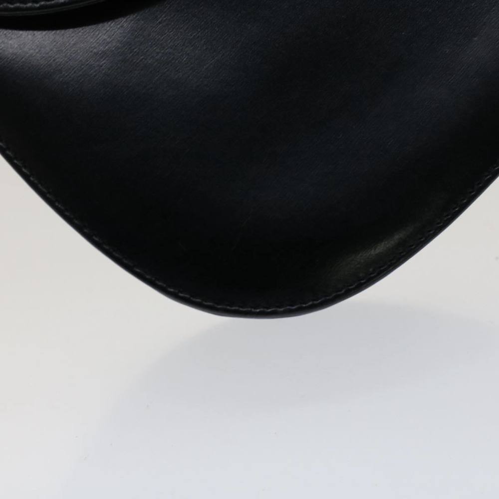 GUCCI Bamboo Hand Bag Leather Black 000.1781 Auth yk8245 - Picture 15 of 16